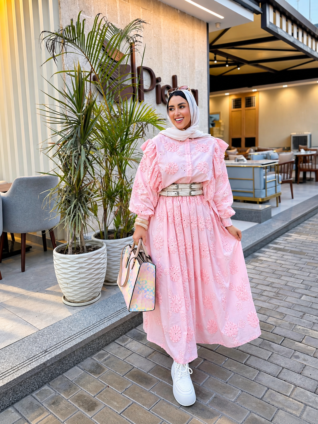 Farida Broderie Custom suit