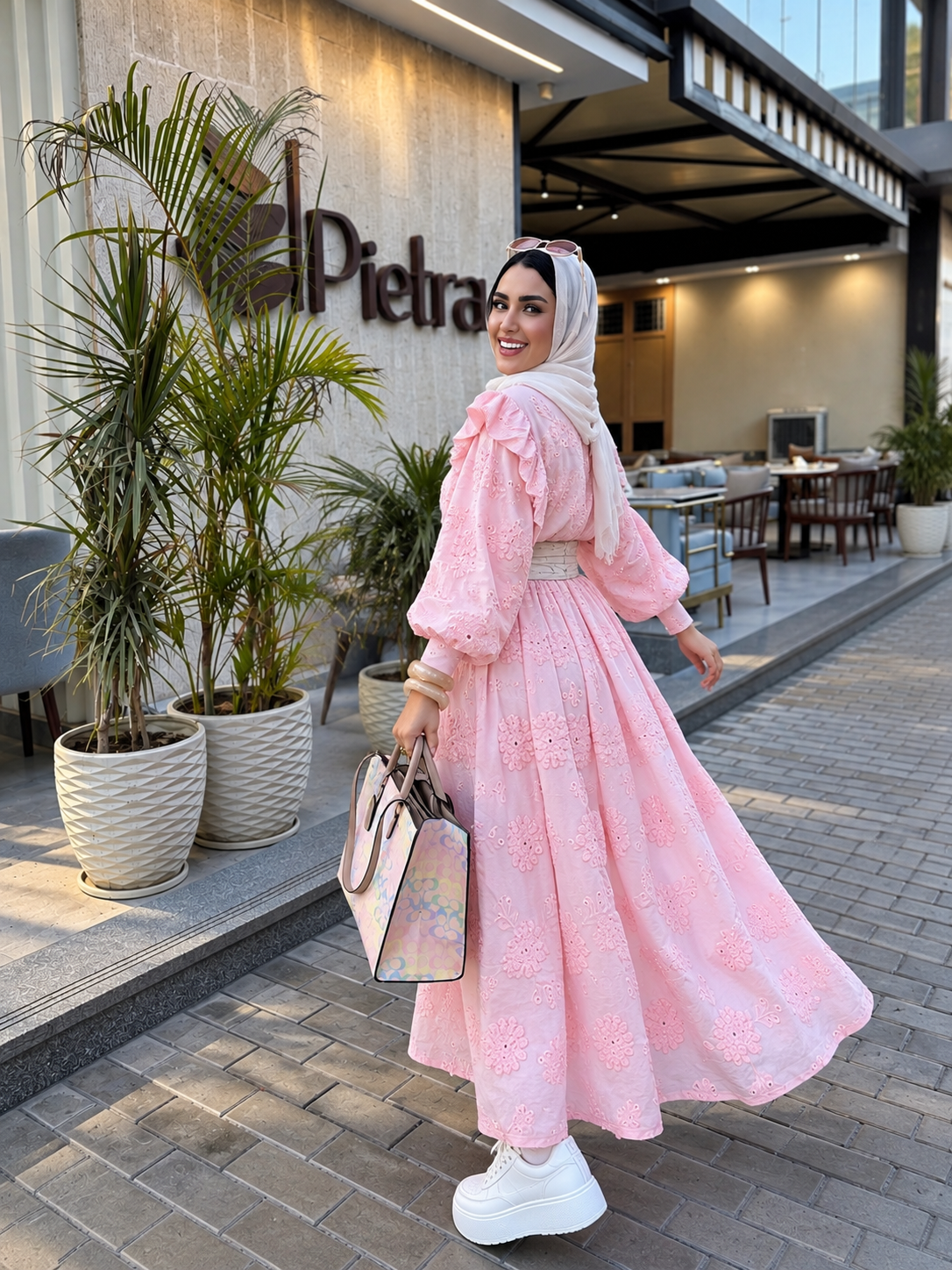 Farida Broderie Custom suit