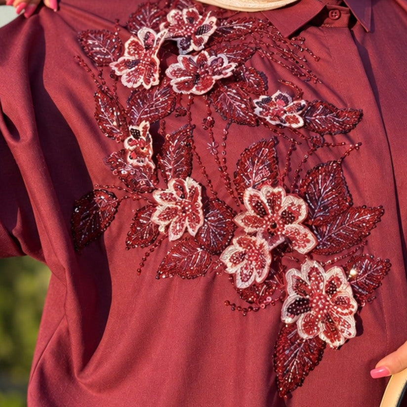 Embroidery detail