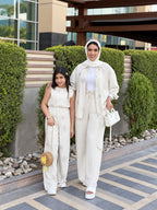 Yasmin Sequin Linen Suit