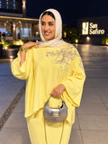Flora Embellished Cape Set