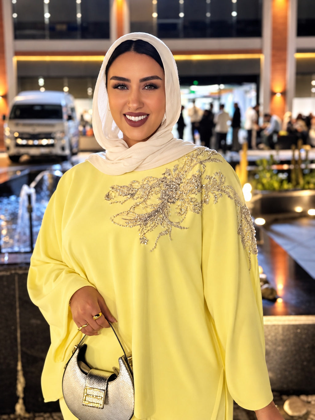Laila Embellished Cape Set