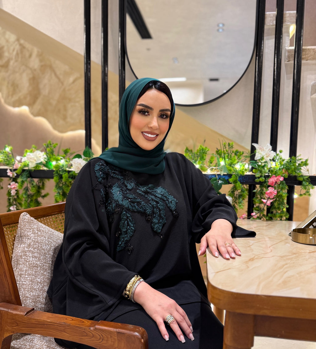 Laila Embellished Cape Set