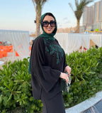 Laila Embellished Cape Set