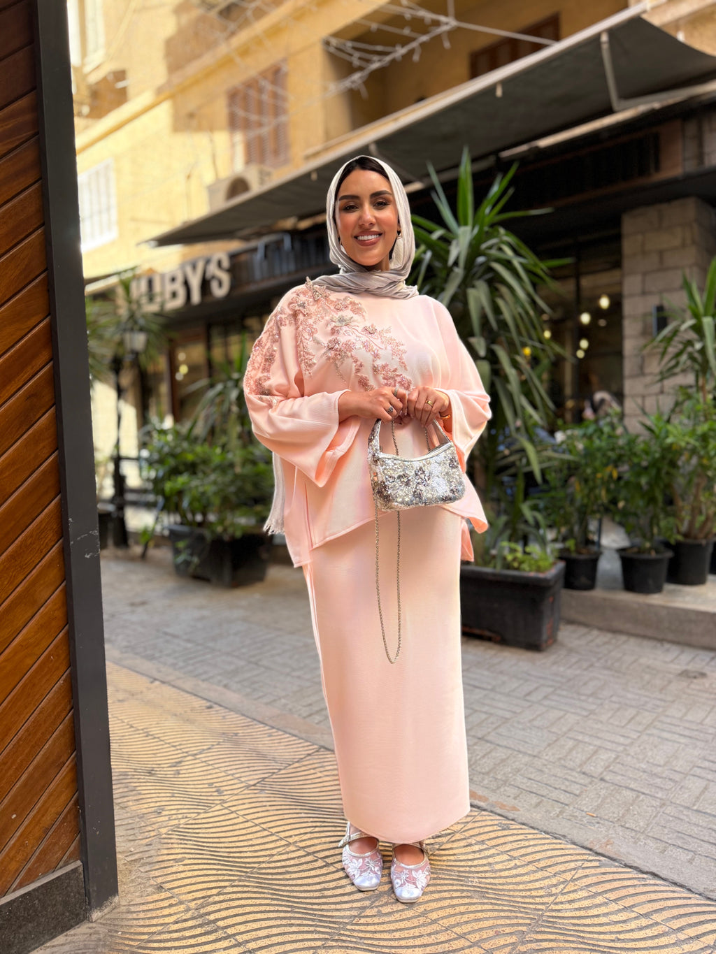 Blush Blossom Embellished Set