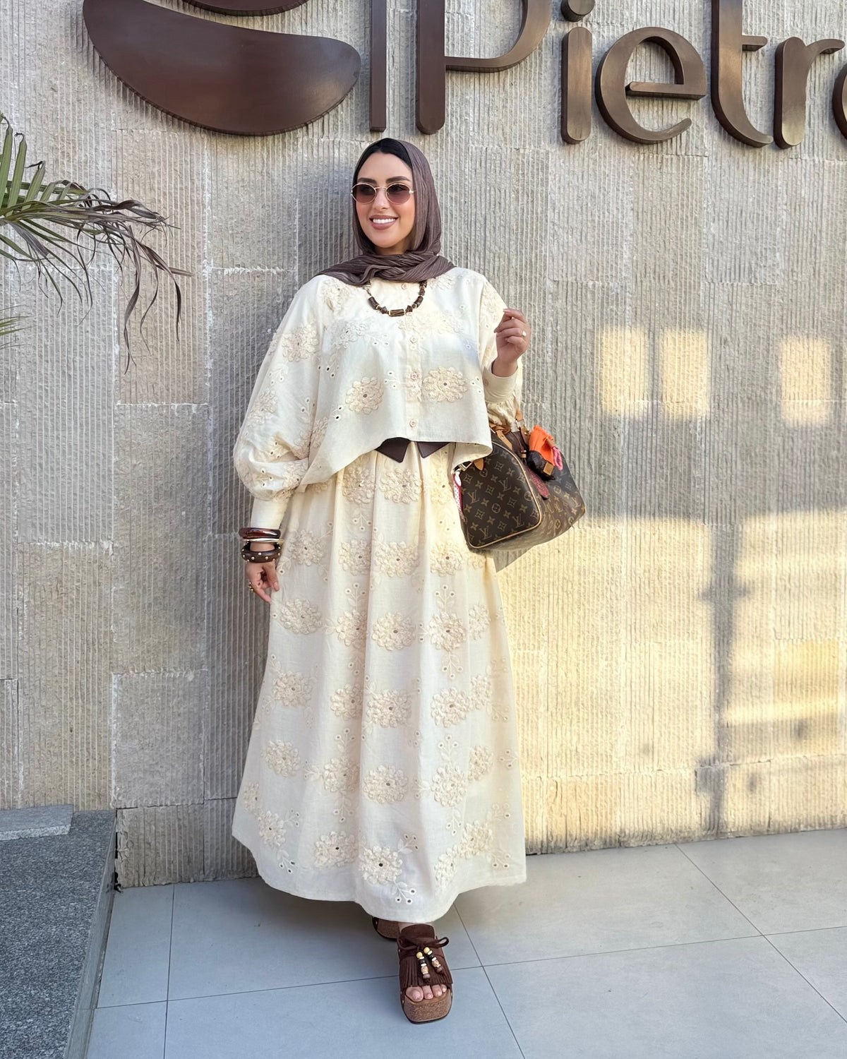 Leil Embroidered Suit